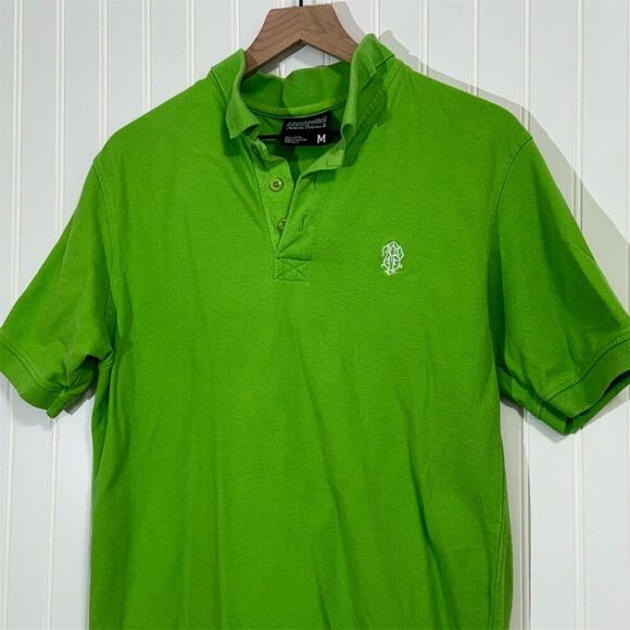 Southpole Polo Shirt Men’s M Neon Green Y2K 2000s Streetwear Skate Preppy Retro - Picture 2 of 8